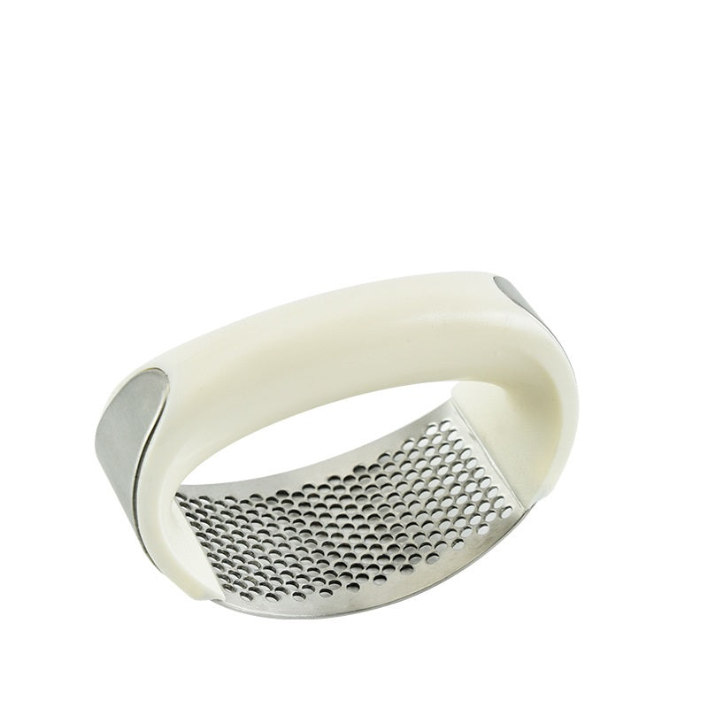 Stainless Steel Garlic Masher Garlic Press Household Manual Curve Fruit Vegetable Tools Kitchen Gadgets - Quirky Cozy