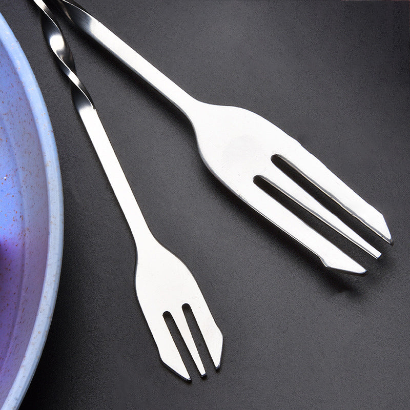 Short Bar Spoon Bar Shaker Cocktail Stirring Stick - Quirky Cozy