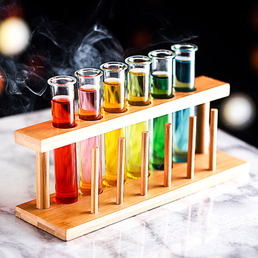 Bar wooden test tube rack - Quirky Cozy