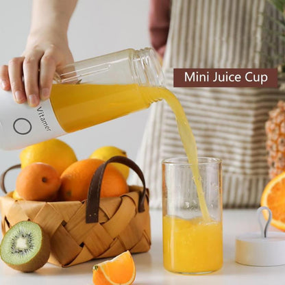 350ml Portable Blender Juicer Electric USB Rechargeable Mixer Smoothie Slushy Cup Fresh Juice Blender Bottle USB Charging Kitchen Gadgets - Quirky Cozy