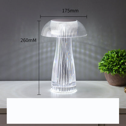 Creative Crystal Lamp Jellyfish Table Lamp Light Luxury Touch Decoration Home Decor - Quirky Cozy