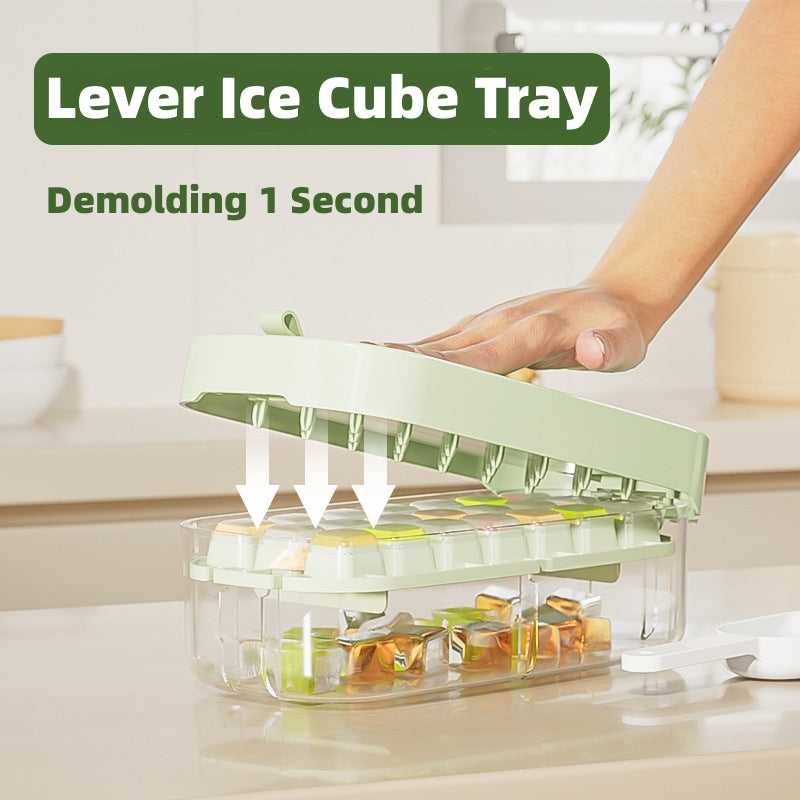 Ice Box Ice Cube Tray Grid High Capacity Food Grade Kitchen Gadgets - Quirky Cozy