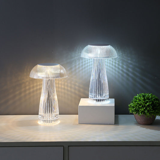 Creative Crystal Lamp Jellyfish Table Lamp Light Luxury Touch Decoration Home Decor - Quirky Cozy